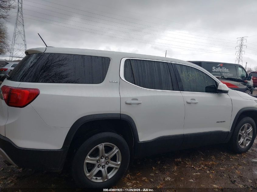 2019 GMC Acadia Sle-1 VIN: 1GKKNKLA4KZ215782 Lot: 43801923