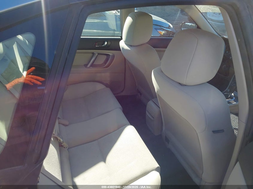 2009 Subaru Legacy 2.5I VIN: 4S3BL616297234912 Lot: 43801940