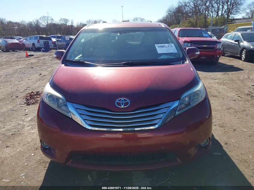 2016 Toyota Sienna Limited Premium 7 Passenger VIN: 5TDDK3DC0GS132653 Lot: 43801971