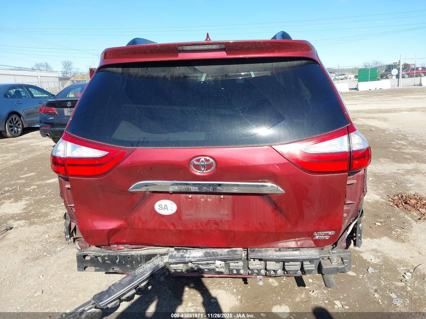 2016 Toyota Sienna Limited Premium 7 Passenger VIN: 5TDDK3DC0GS132653 Lot: 43801971