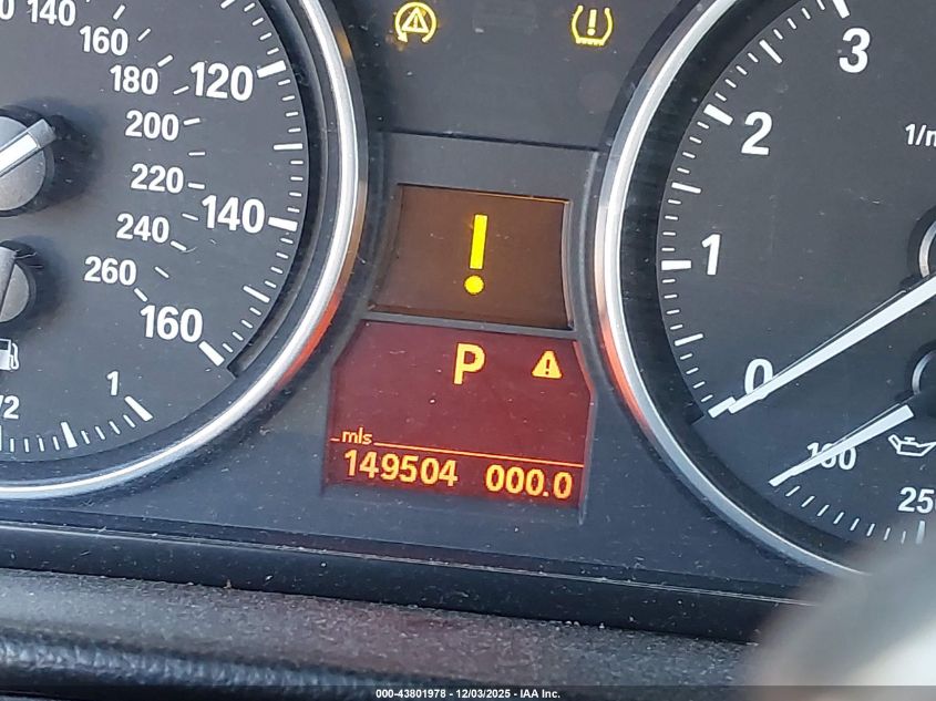 2008 BMW 328Xi VIN: WBAWV53568P078153 Lot: 43801978