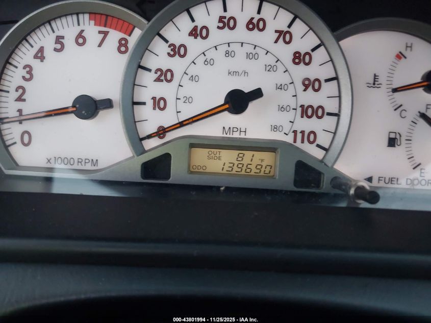 2006 Toyota Corolla S VIN: 1NXBR32E06Z724129 Lot: 43801994