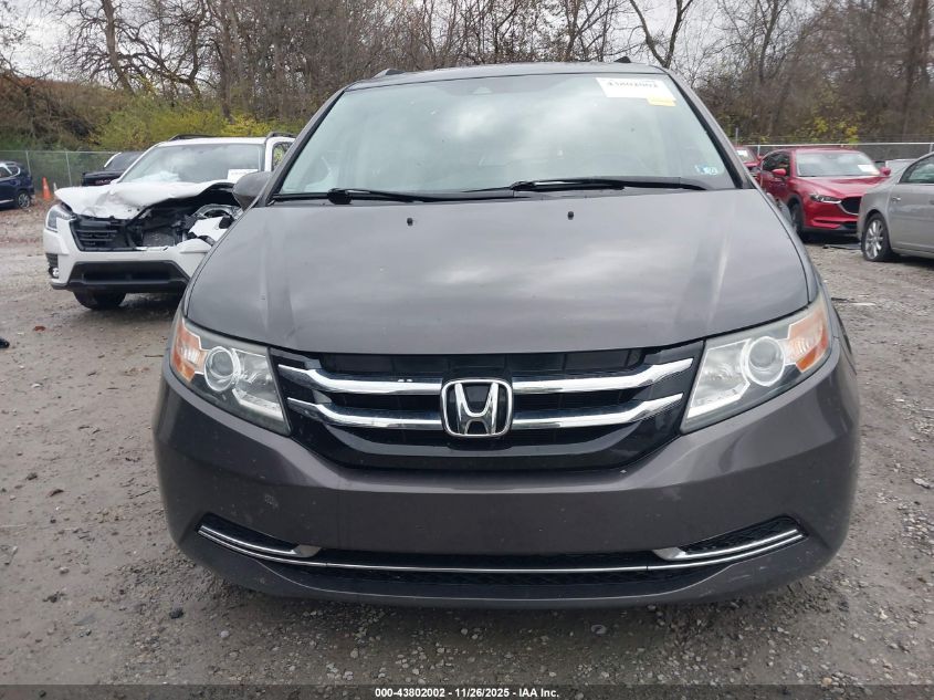 2014 Honda Odyssey Ex-L VIN: 5FNRL5H67EB006407 Lot: 43802002