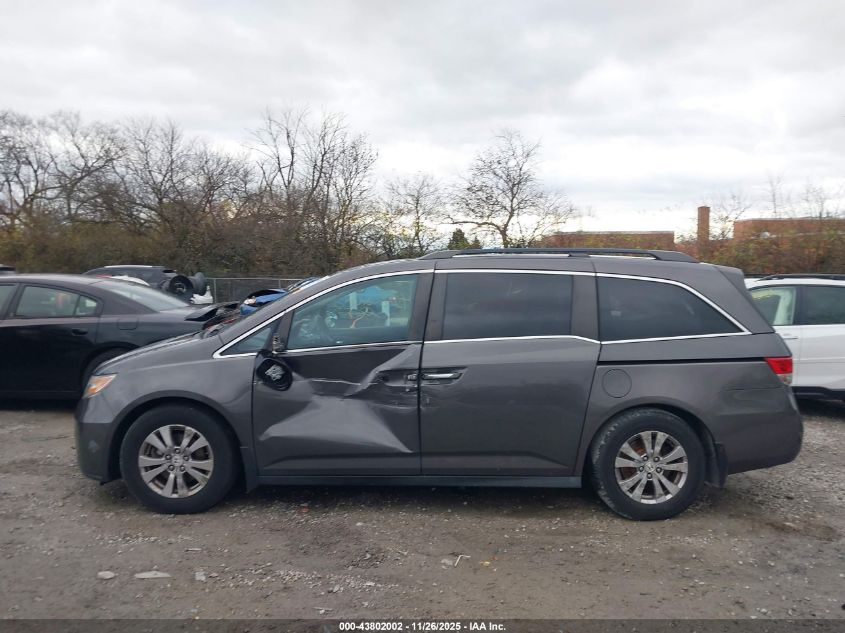 2014 Honda Odyssey Ex-L VIN: 5FNRL5H67EB006407 Lot: 43802002