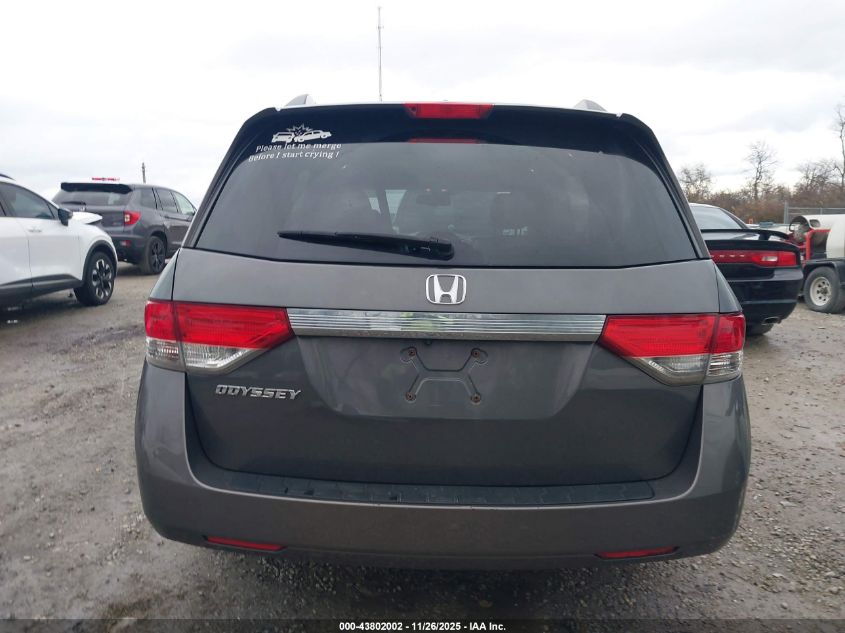 2014 Honda Odyssey Ex-L VIN: 5FNRL5H67EB006407 Lot: 43802002