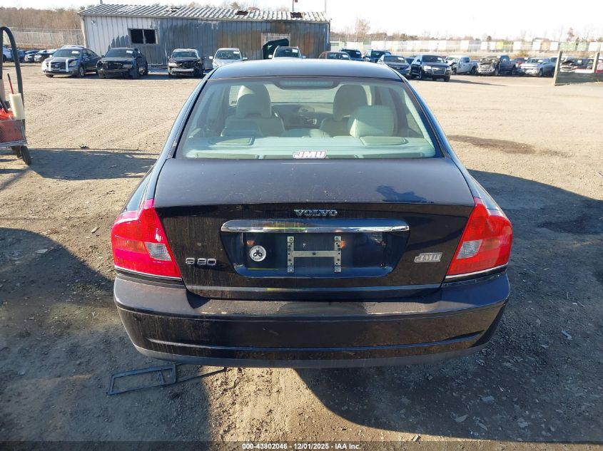 2004 Volvo S80 2.9 VIN: YV1TS92D741339862 Lot: 43802046
