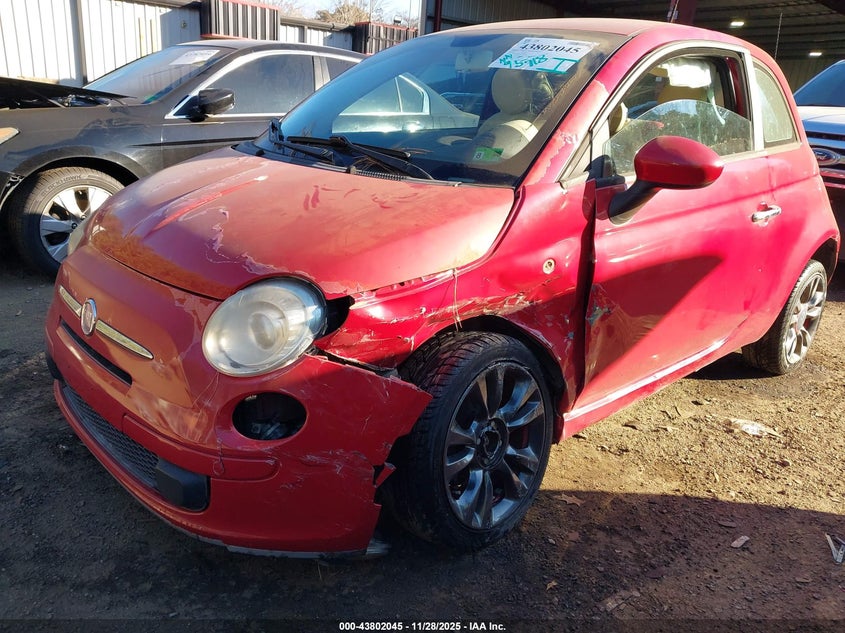 2012 Fiat 500 Sport VIN: 3C3CFFBR9CT109658 Lot: 43802045