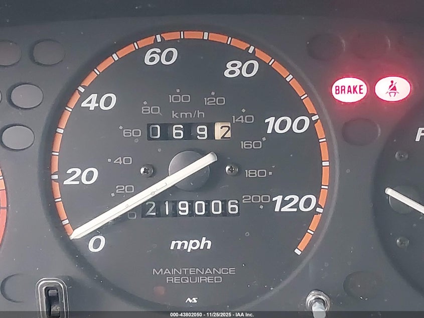 2000 Honda Cr-V Ex VIN: JHLRD1862YS012115 Lot: 43802050