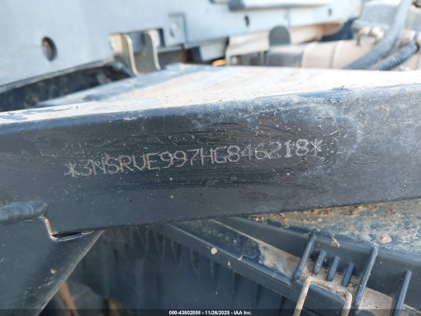 2017 Polaris Ranger Crew Xp 1000 Eps VIN: 3NSRVE997HG846218 Lot: 43802058