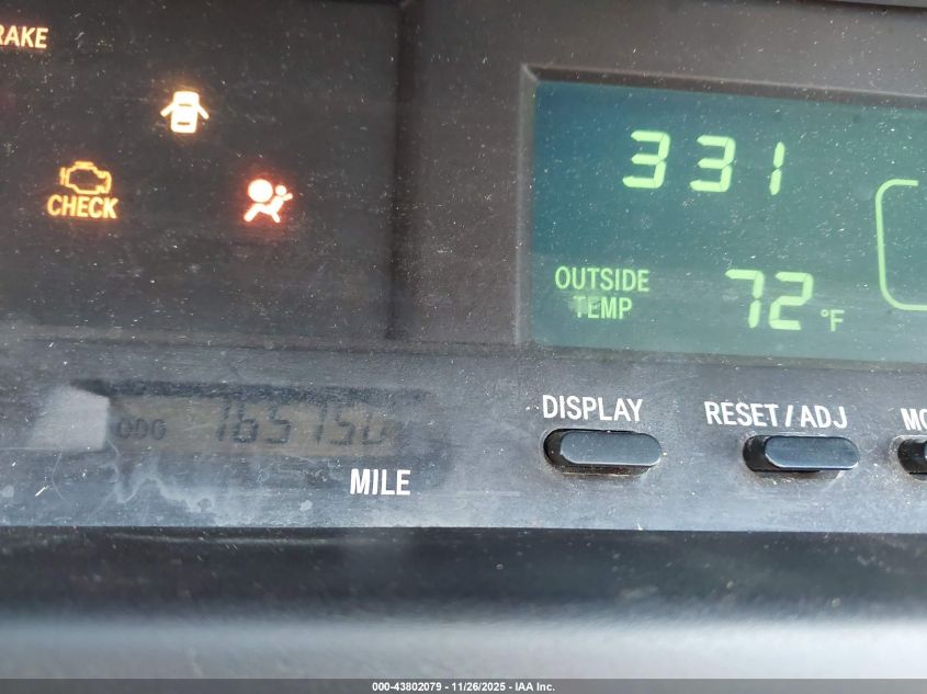 2002 Toyota Avalon Xls VIN: 4T1BF28B82U251803 Lot: 43802079