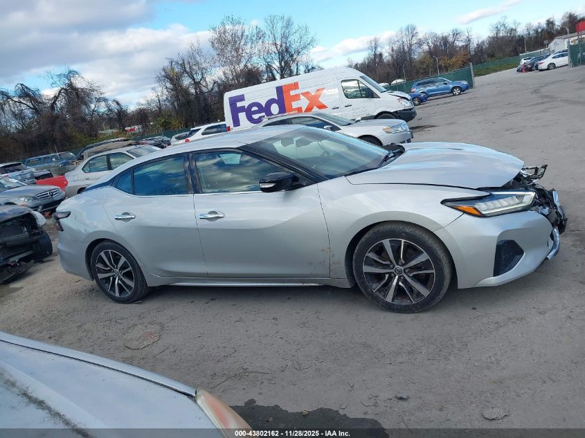 2020 Nissan Maxima Sv Xtronic Cvt VIN: 1N4AA6CV6LC365254 Lot: 43802162