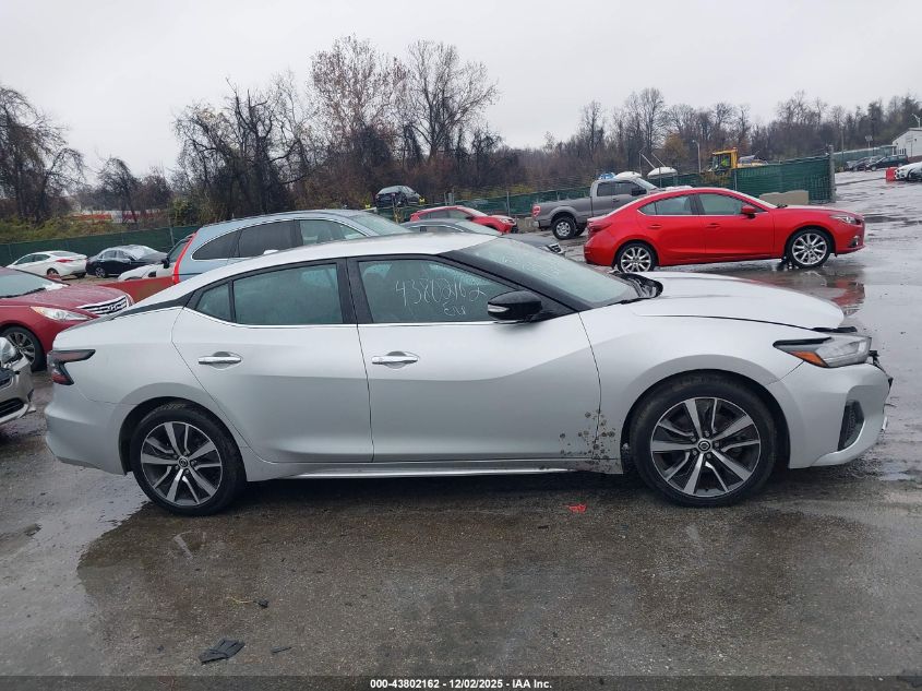 2020 Nissan Maxima Sv Xtronic Cvt VIN: 1N4AA6CV6LC365254 Lot: 43802162