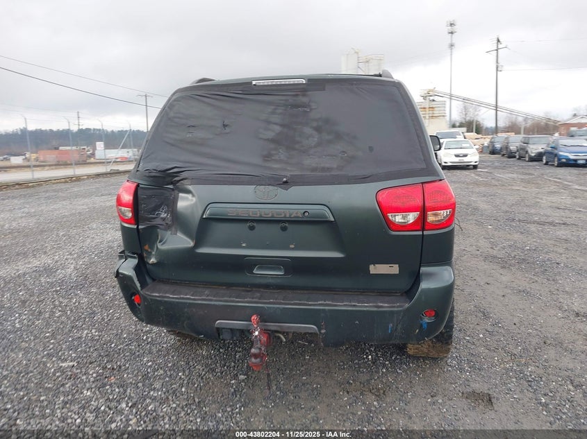 2008 Toyota Sequoia Sr5 5.7L V8 VIN: 5TDBY64A68S018275 Lot: 43802204