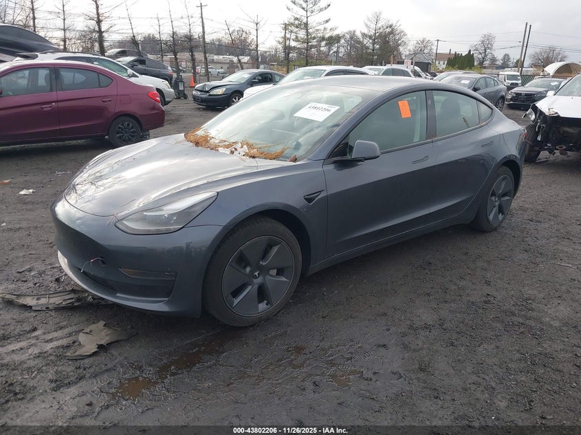 5YJ3E1EAXPF692060 2023 TESLA MODEL 3 photo no. 2