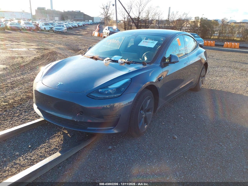 Vin: 5yj3e1eaxpf692060, lot: 44297663, tesla model 3 rear-wheel drive 20232