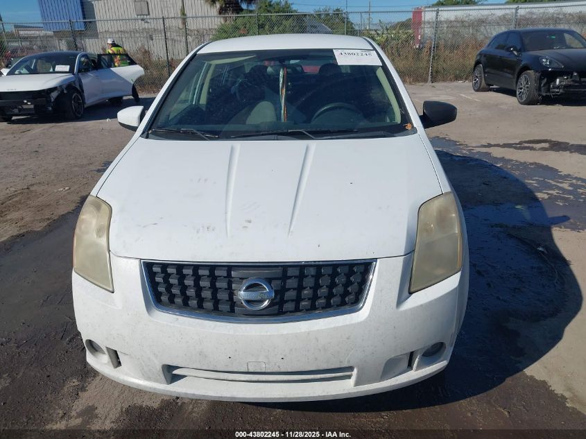 2008 Nissan Sentra 2.0S VIN: 3N1AB61E68L666325 Lot: 43802245