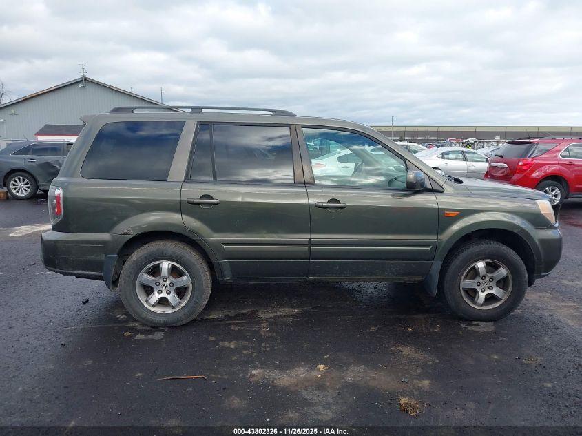 2006 Honda Pilot Ex-L VIN: 2HKYF18566H506371 Lot: 43802326