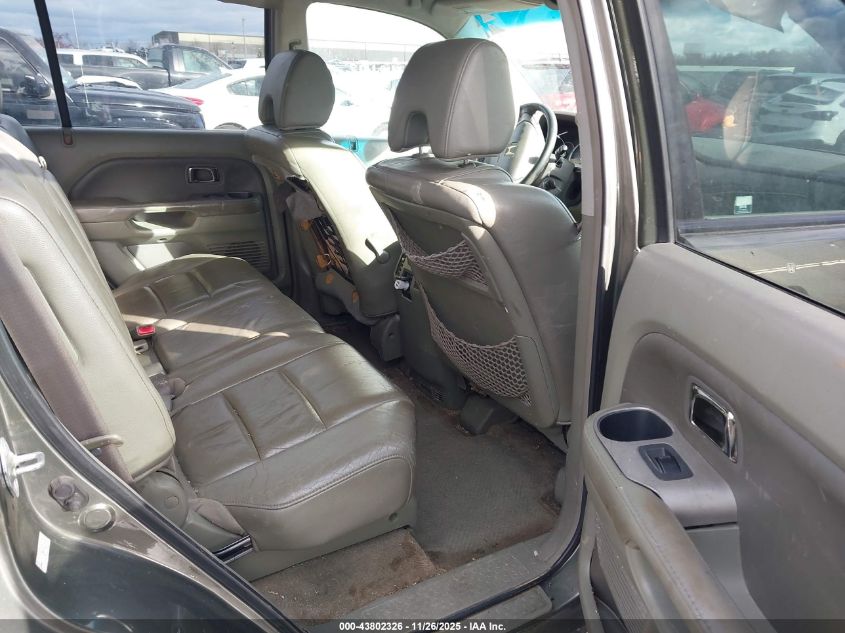 2006 Honda Pilot Ex-L VIN: 2HKYF18566H506371 Lot: 43802326