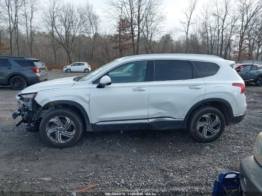 2021 Hyundai Santa Fe Sel VIN: 5NMS6DAJ9MH314323 Lot: 43802376