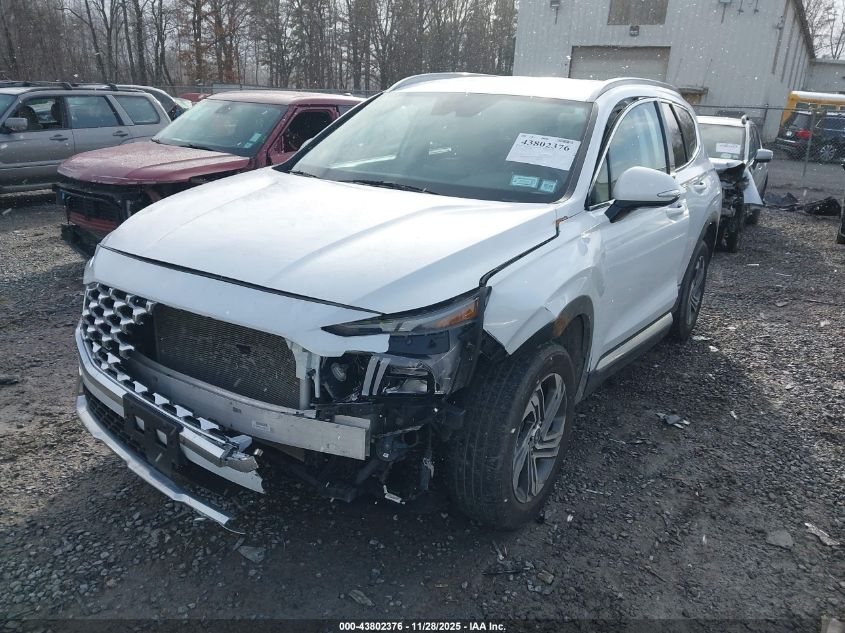 2021 Hyundai Santa Fe Sel VIN: 5NMS6DAJ9MH314323 Lot: 43802376