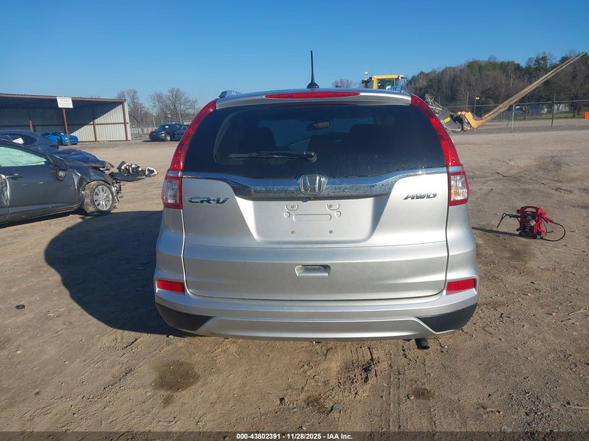 2015 Honda Cr-V Ex-L VIN: 5J6RM4H76FL007993 Lot: 43802391