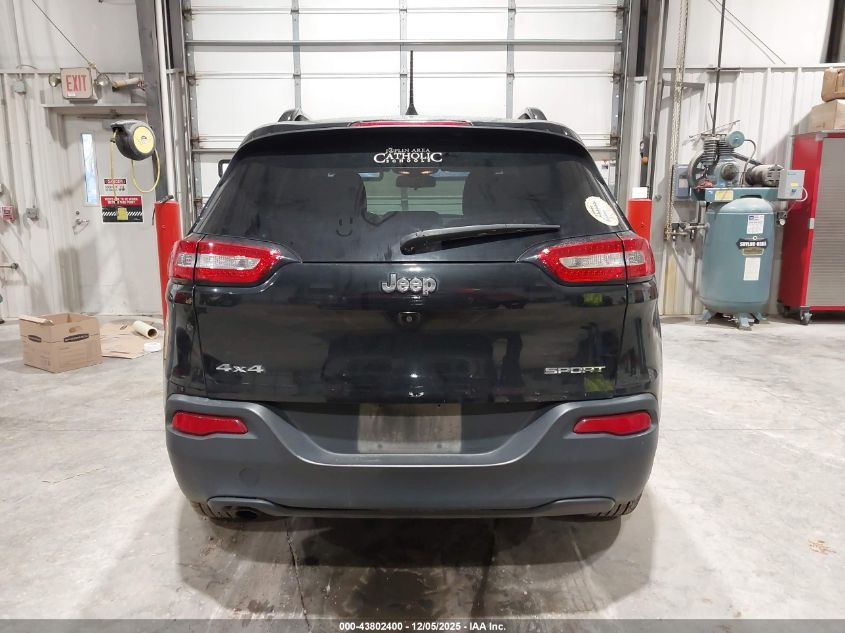 2016 Jeep Cherokee Sport VIN: 1C4PJMAB3GW246924 Lot: 43802400