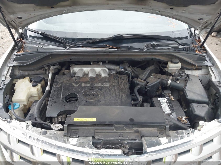 2007 Nissan Murano Sl VIN: JN8AZ08T47W529634 Lot: 43802410