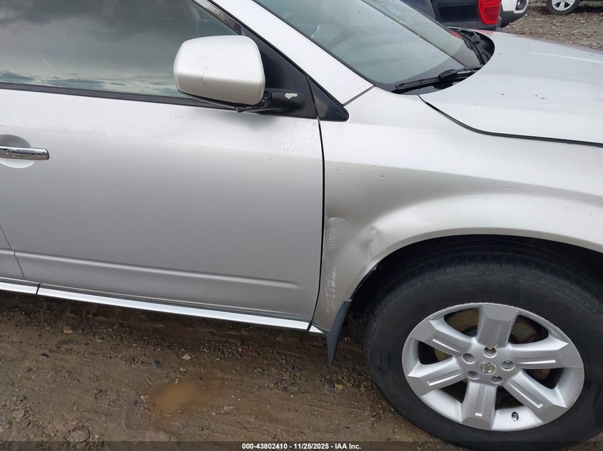 2007 Nissan Murano Sl VIN: JN8AZ08T47W529634 Lot: 43802410