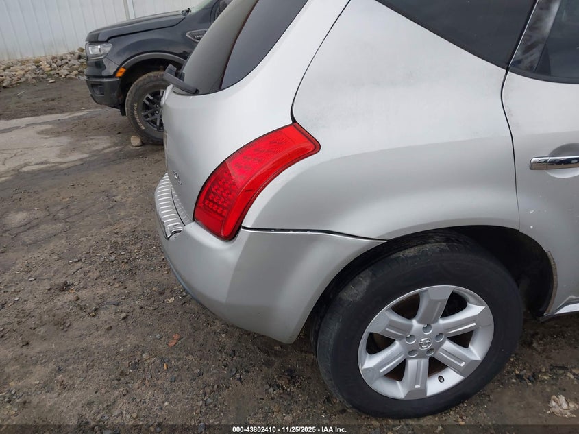 2007 Nissan Murano Sl VIN: JN8AZ08T47W529634 Lot: 43802410