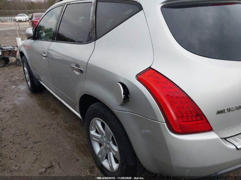 2007 Nissan Murano Sl VIN: JN8AZ08T47W529634 Lot: 43802410
