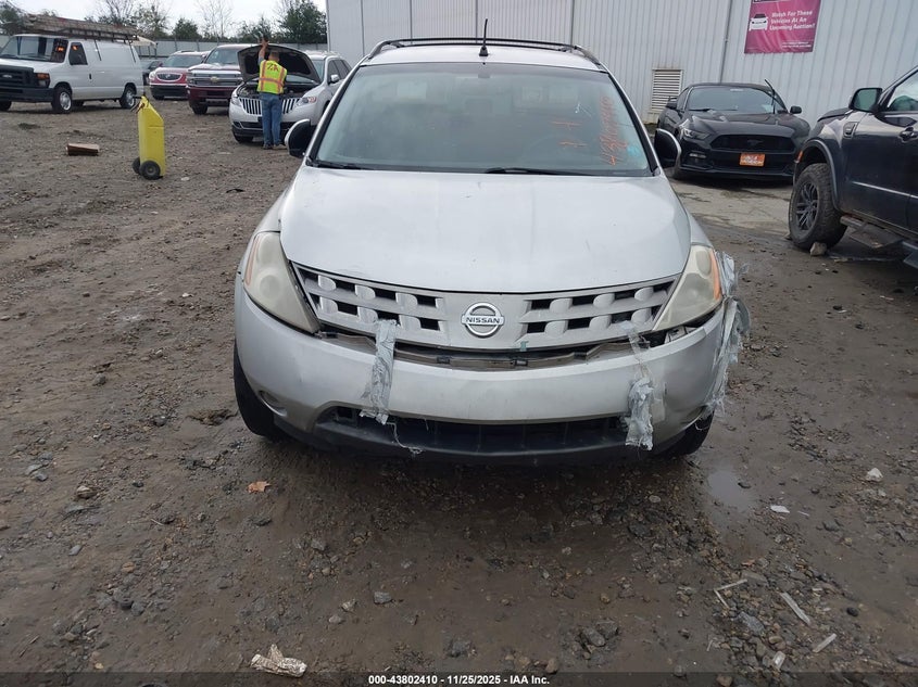 2007 Nissan Murano Sl VIN: JN8AZ08T47W529634 Lot: 43802410