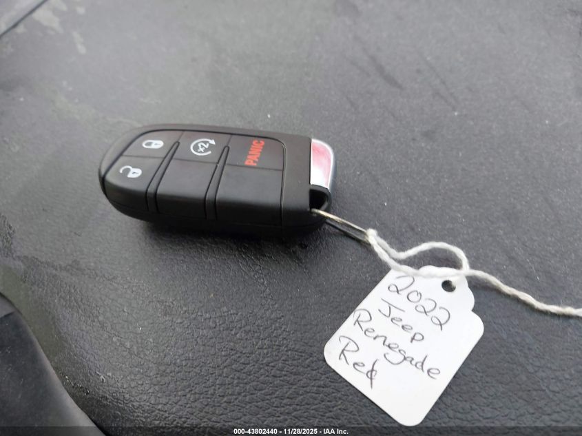 2022 Jeep Renegade Altitude 4X4 VIN: ZACNJDE13NPN64753 Lot: 43802440