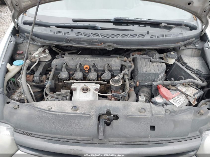 2008 Honda Civic Lx VIN: 2HGFG12628H519010 Lot: 43802465