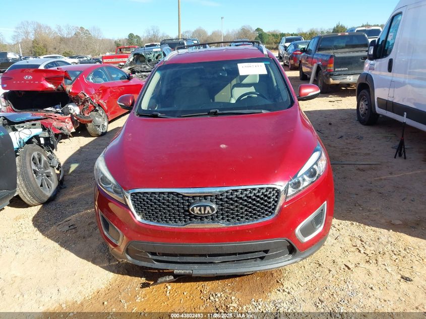 2017 Kia Sorento 3.3L Lx VIN: 5XYPG4A5XHG239041 Lot: 43802493