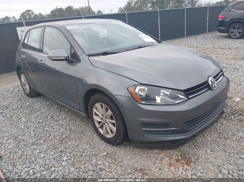 VOLKSWAGEN GOLF TSI S 4-DOOR