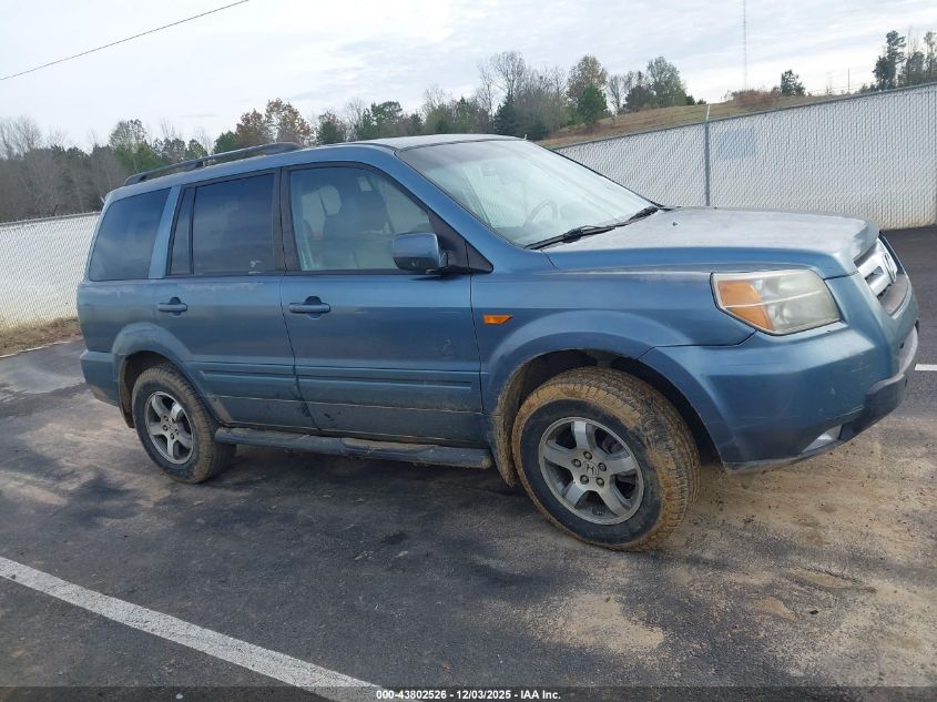 2007 Honda Pilot Ex-L VIN: 5FNYF28587B025947 Lot: 43802526