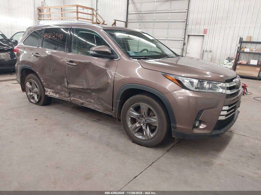 2019 Toyota Highlander Limited Platinum VIN: 5TDDZRFH0KS922874 Lot: 43802540