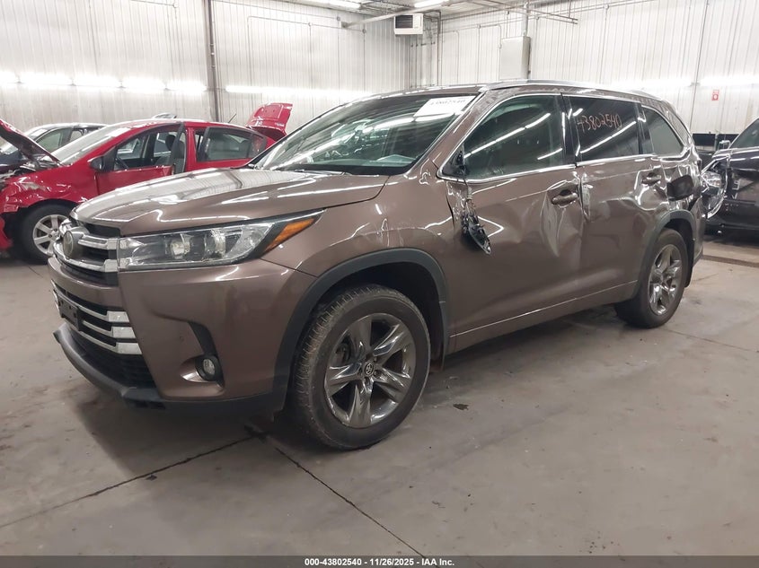 2019 Toyota Highlander Limited Platinum VIN: 5TDDZRFH0KS922874 Lot: 43802540