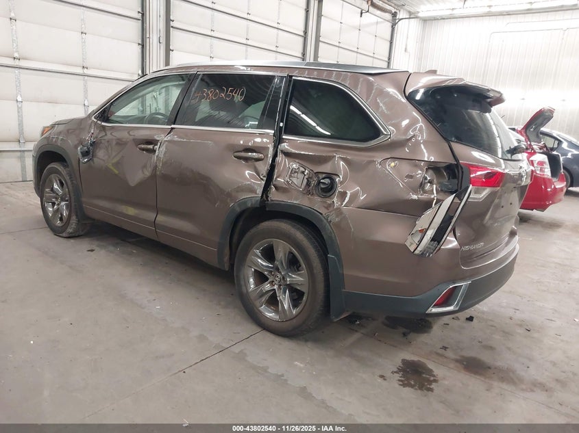2019 Toyota Highlander Limited Platinum VIN: 5TDDZRFH0KS922874 Lot: 43802540