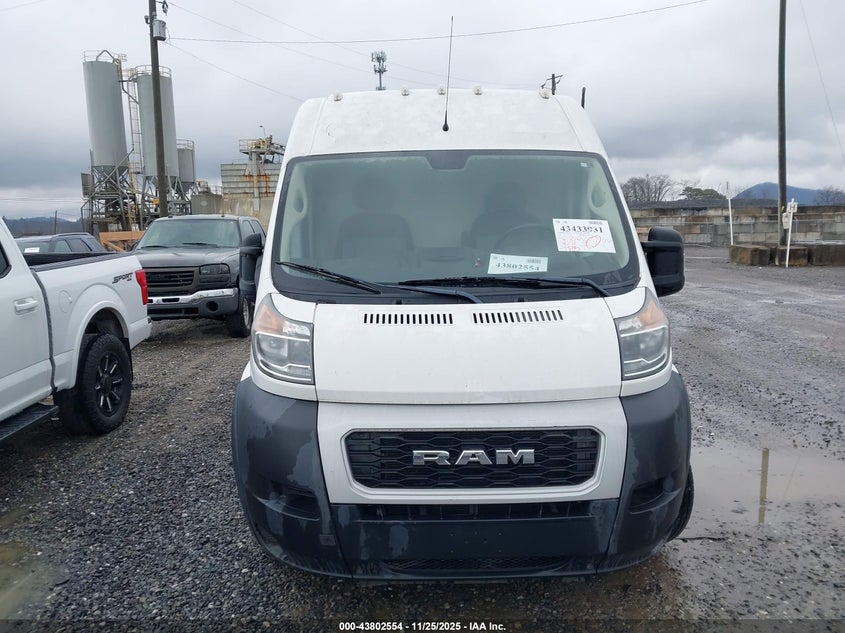 2020 Ram Promaster 2500 High Roof 159 Wb VIN: 3C6TRVDG5LE104994 Lot: 43802554