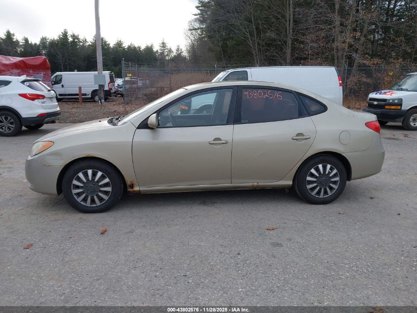 2008 Hyundai Elantra Gls/Se VIN: KMHDU46DX8U489403 Lot: 43802576