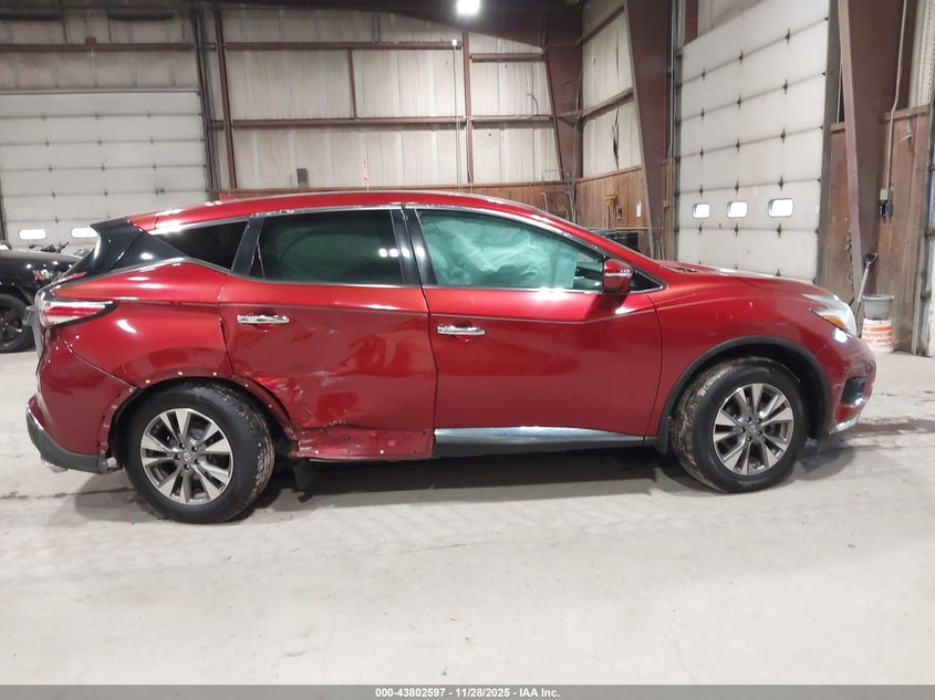 2015 Nissan Murano S VIN: 5N1AZ2MH0FN243501 Lot: 43802597