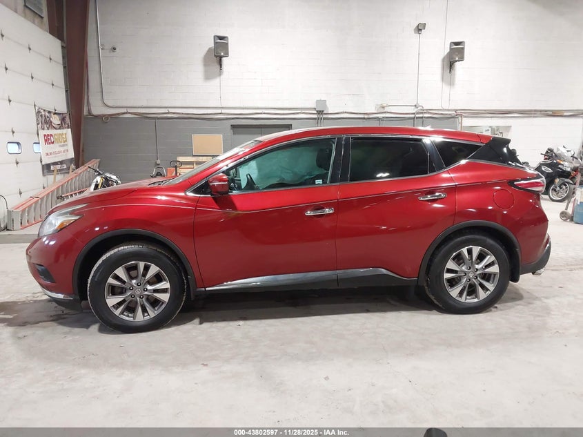2015 Nissan Murano S VIN: 5N1AZ2MH0FN243501 Lot: 43802597