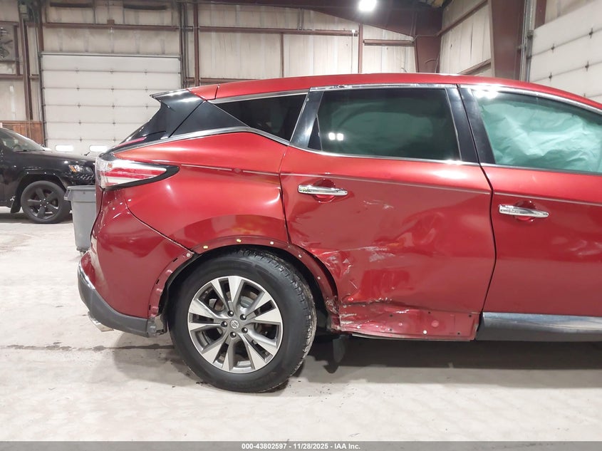 2015 Nissan Murano S VIN: 5N1AZ2MH0FN243501 Lot: 43802597