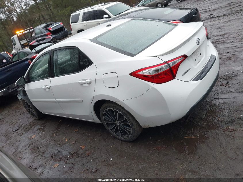 2016 Toyota Corolla S Plus VIN: 2T1BURHE5GC674064 Lot: 43802602