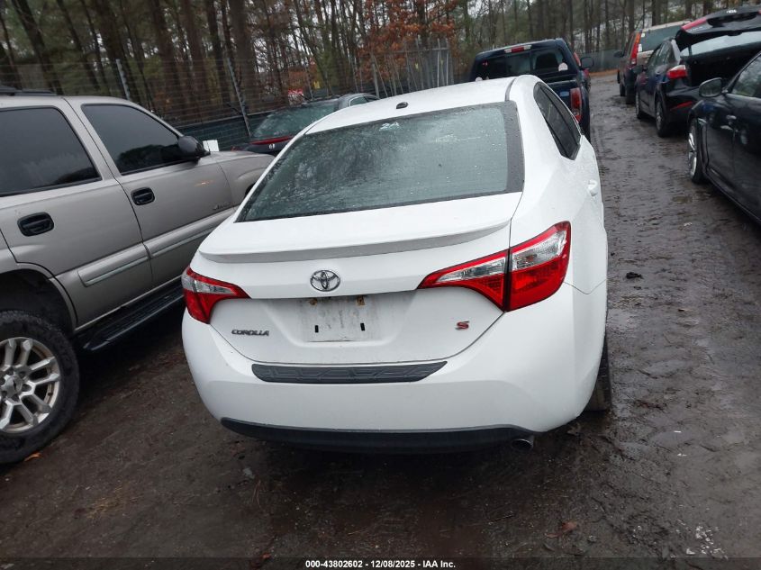 2016 Toyota Corolla S Plus VIN: 2T1BURHE5GC674064 Lot: 43802602