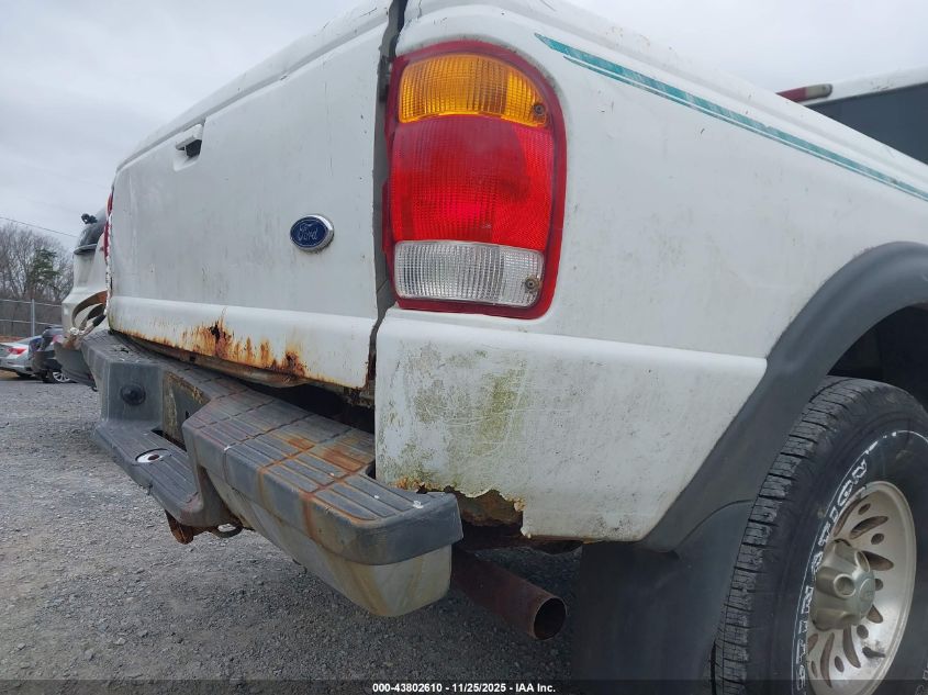 1998 Ford Ranger Splash/Xl/Xlt VIN: 1FTZR15X2WTA70499 Lot: 43802610