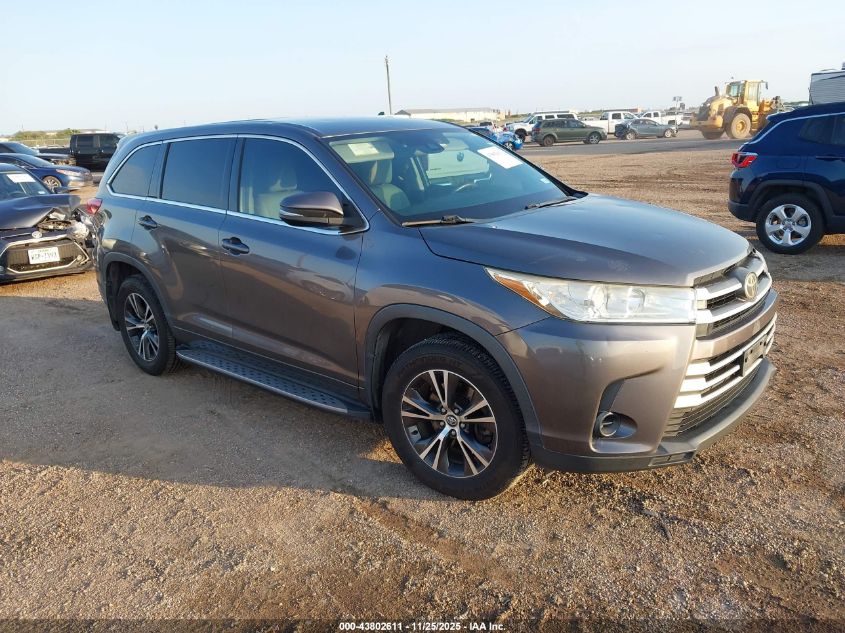 TOYOTA HIGHLANDER LE