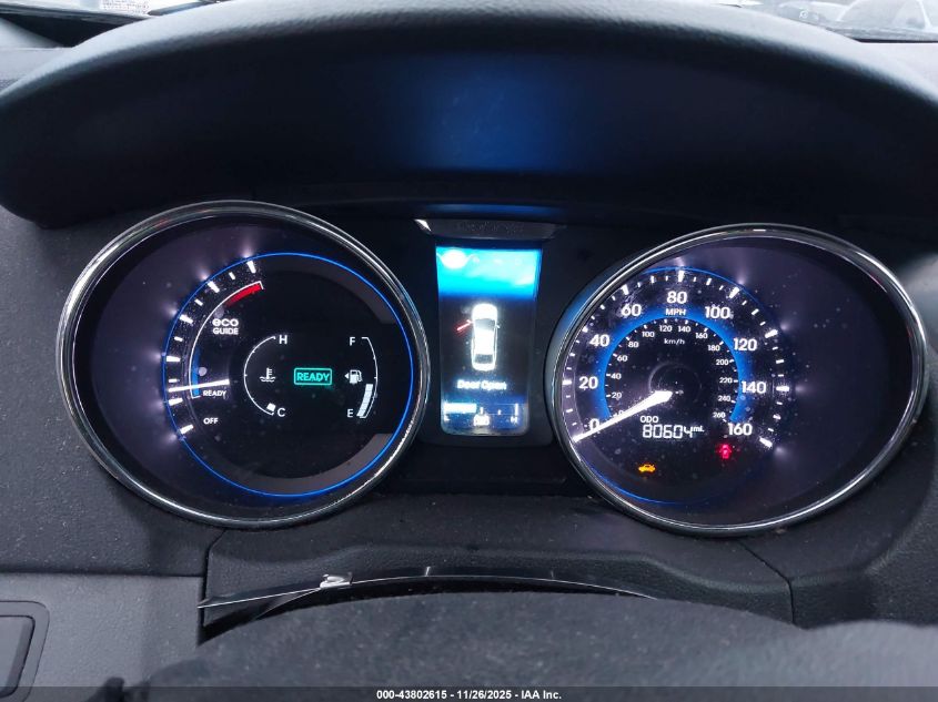 2015 Hyundai Sonata Hybrid VIN: KMHEC4A43FA139561 Lot: 43802615