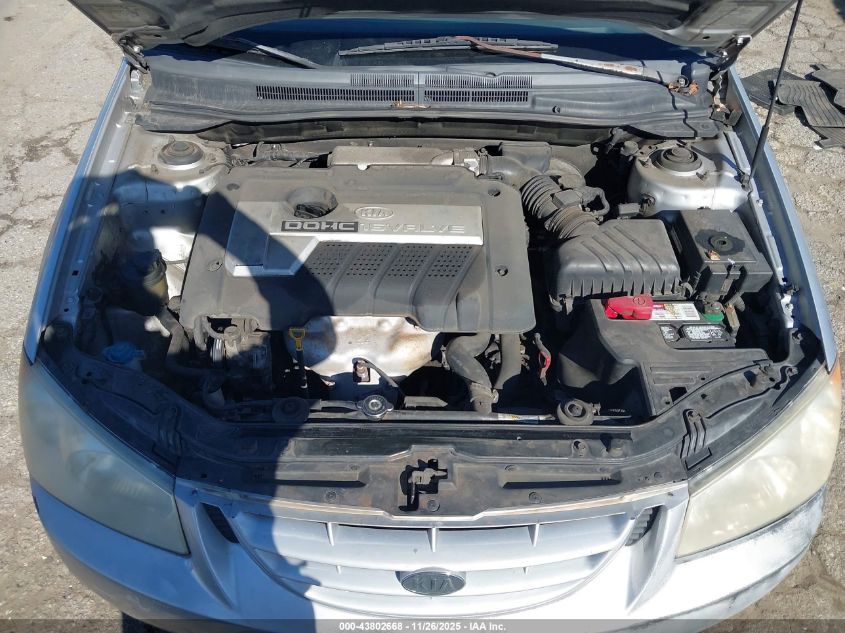 2004 Kia Spectra Ex/Lx VIN: KNAFE122145052498 Lot: 43802668